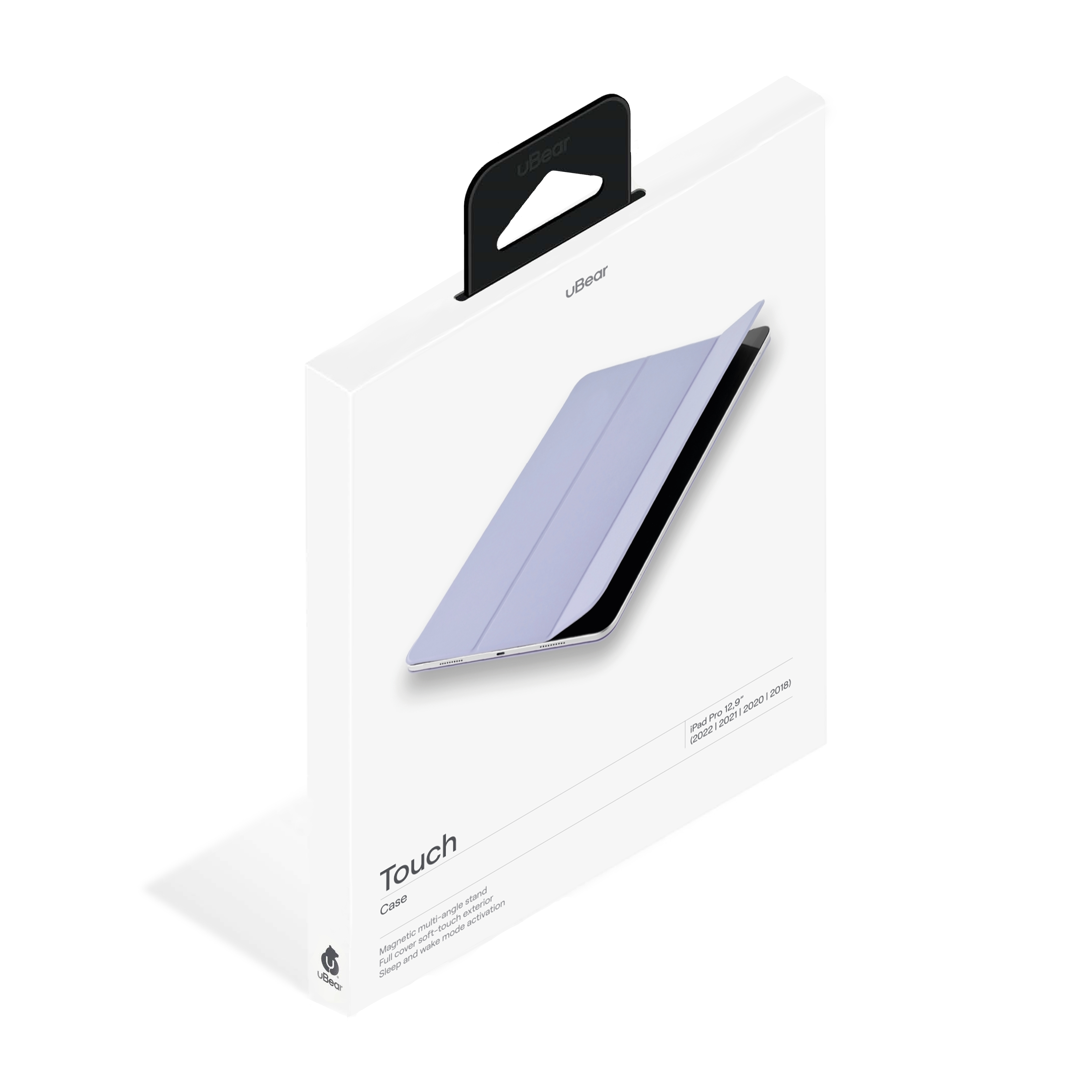 Чехол uBear Touch case для iPad Pro 12,9”, soft-touch, Фиолетовый