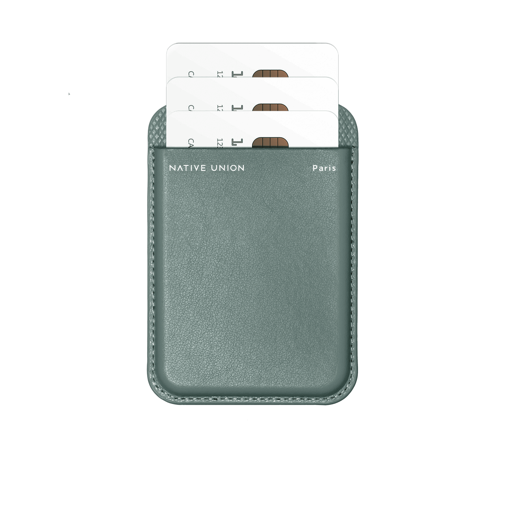 (RE)CLASSIC CARD WALLET SLATE GREEN, чехол для пластиковых карт Native Union, цвет: зеленый сланец