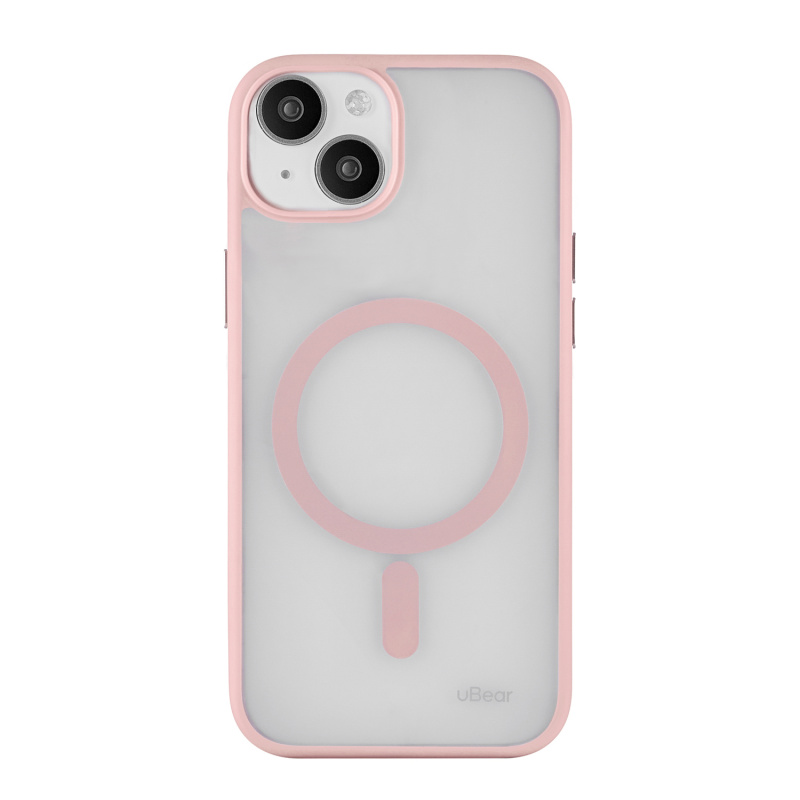 Чехол защитный uBear Cloud Mag Case для iPhone 15 Plus, MagSafe совместимый, усиленный, силк-тач рамка