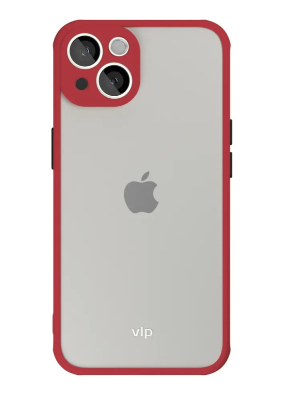 Чехол защитный "vlp" Matte Case для iPhone 13, красный