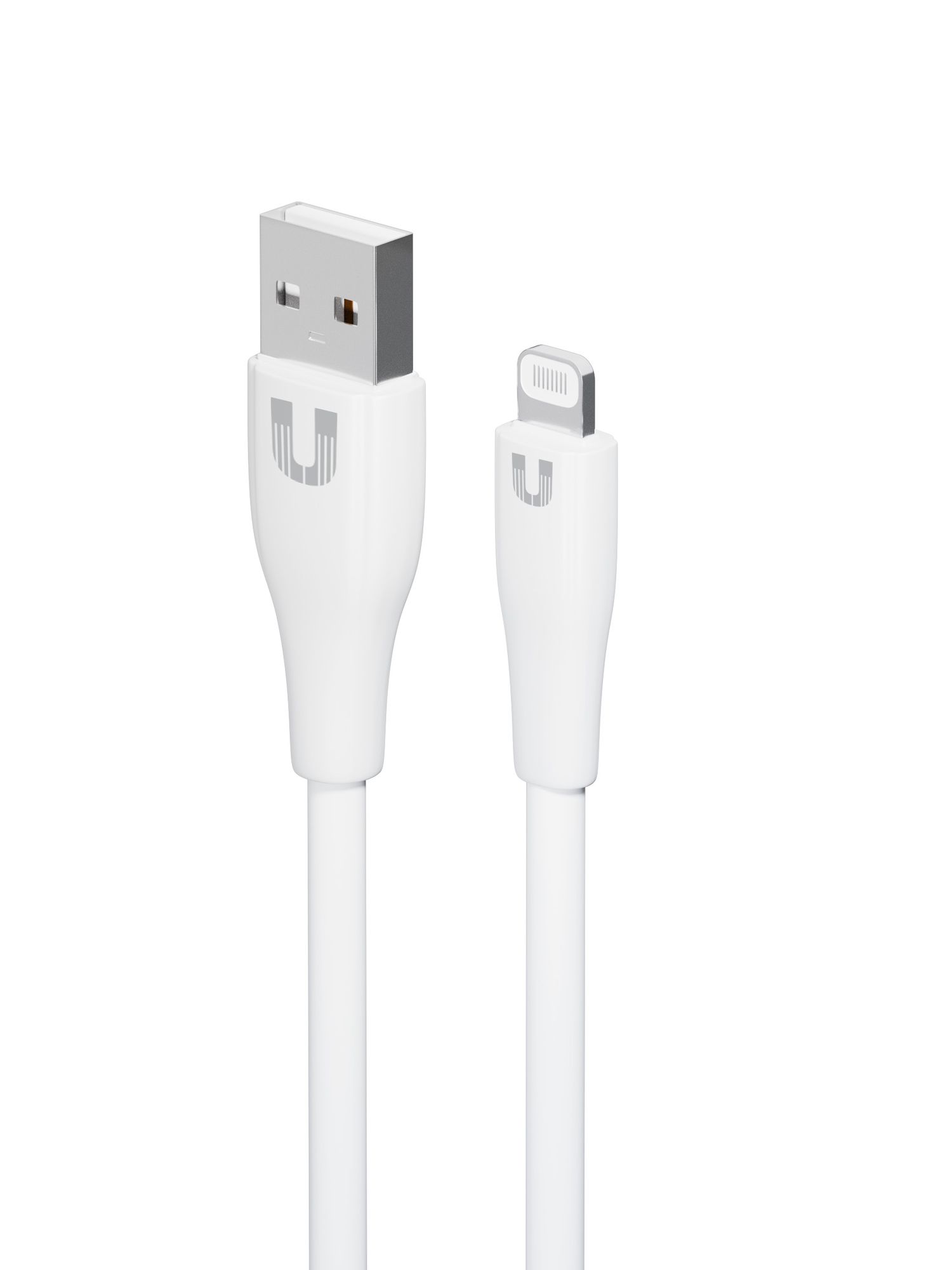 Дата-кабель Uzay USB A - Lightning, 1.2м, белый