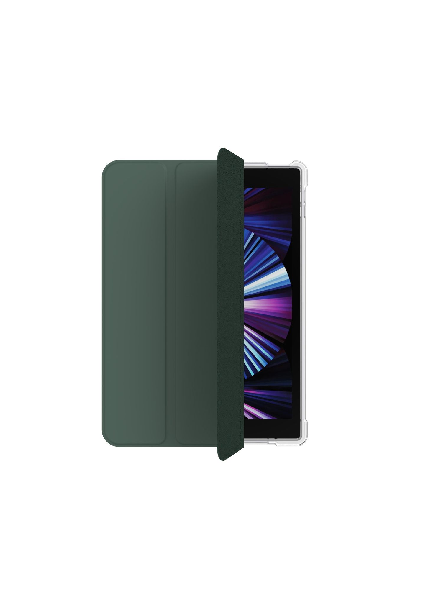 Чехол защитный "vlp" Dual Folio для iPad 7/8/9, темно-зеленый