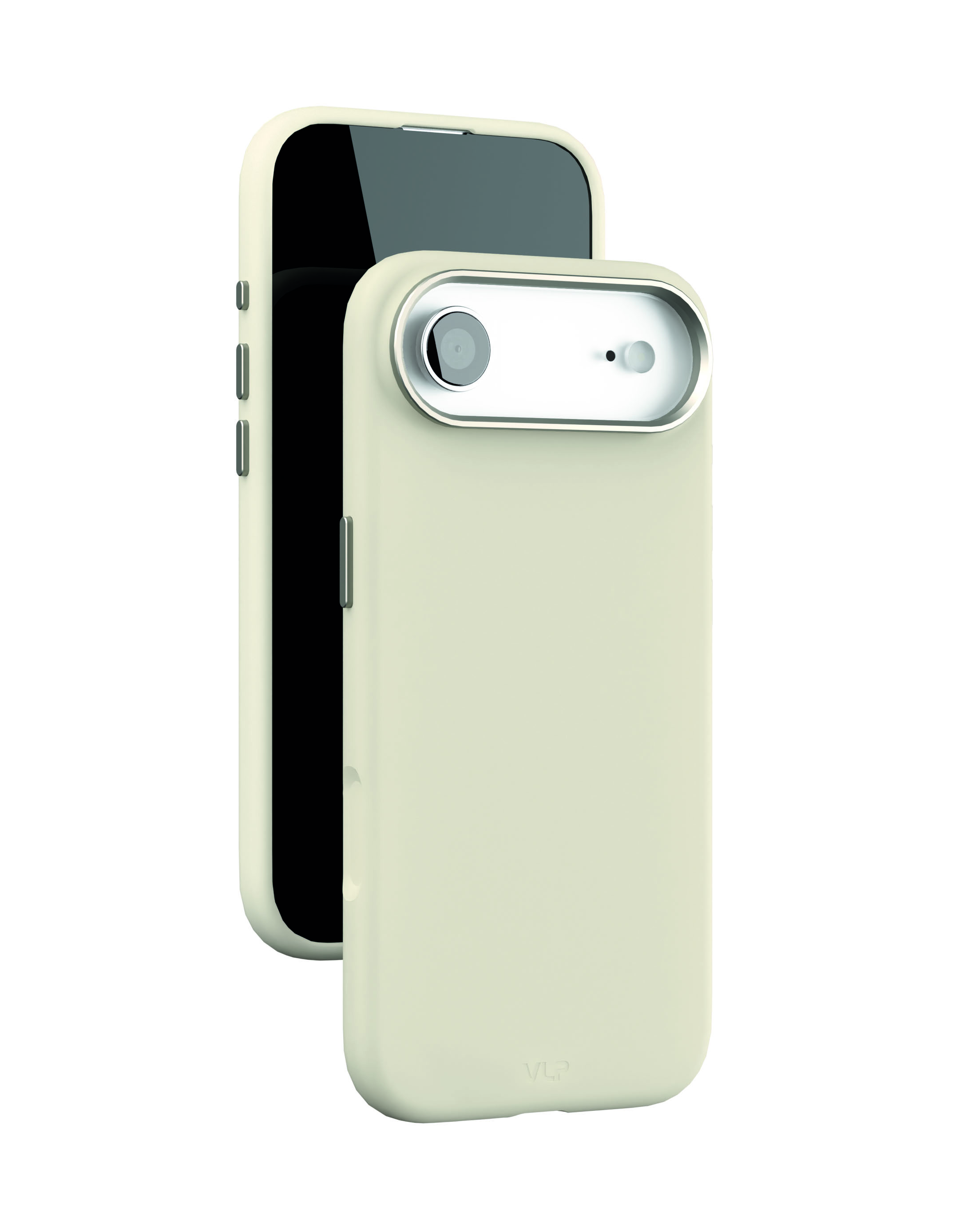 На фото изображено Чехол защитный VLP Aster Pro Case с MagSafe для iPhone 17 Air, белый