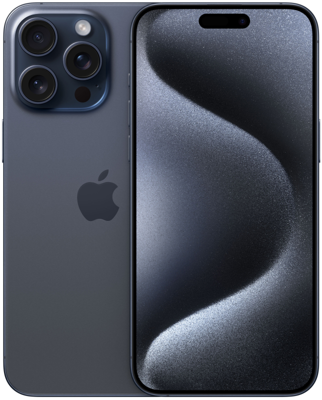 Apple iPhone 15 Pro Max, 1 ТБ, «Титановый синий»