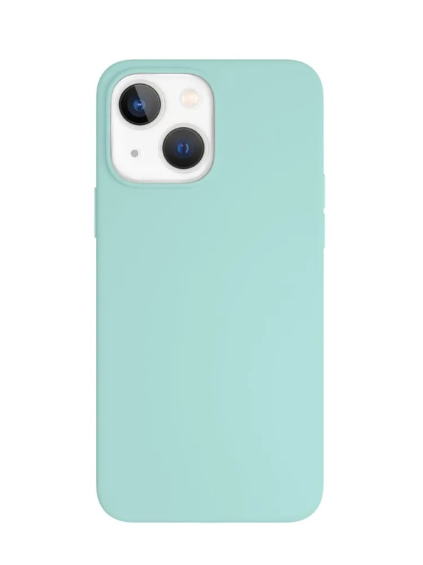 Чехол защитный "vlp" Silicone case для iPhone 14, бирюзовый
