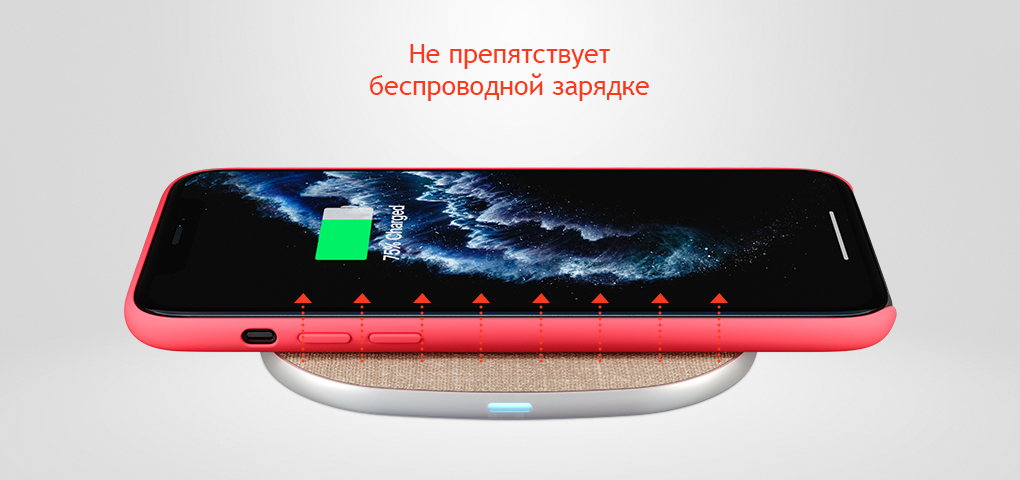 Touch Case for iPhone 11 (силикон soft touch), красный