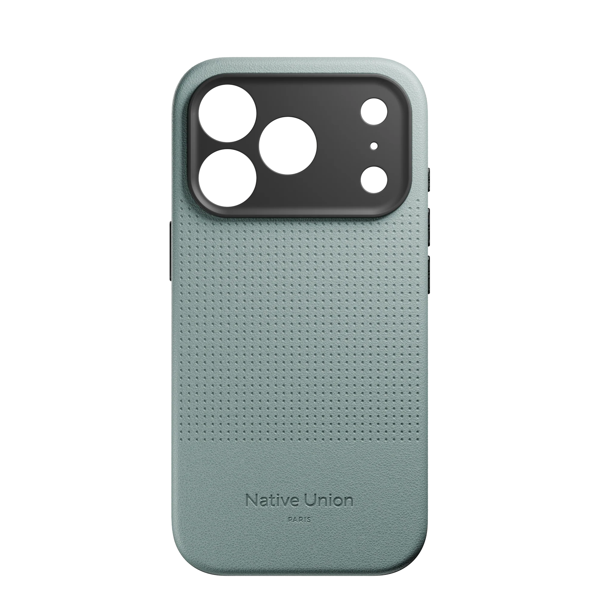 На фото изображено Чехол Native Union Active Case MagSafe для iPhone 17 Pro Max, зеленый