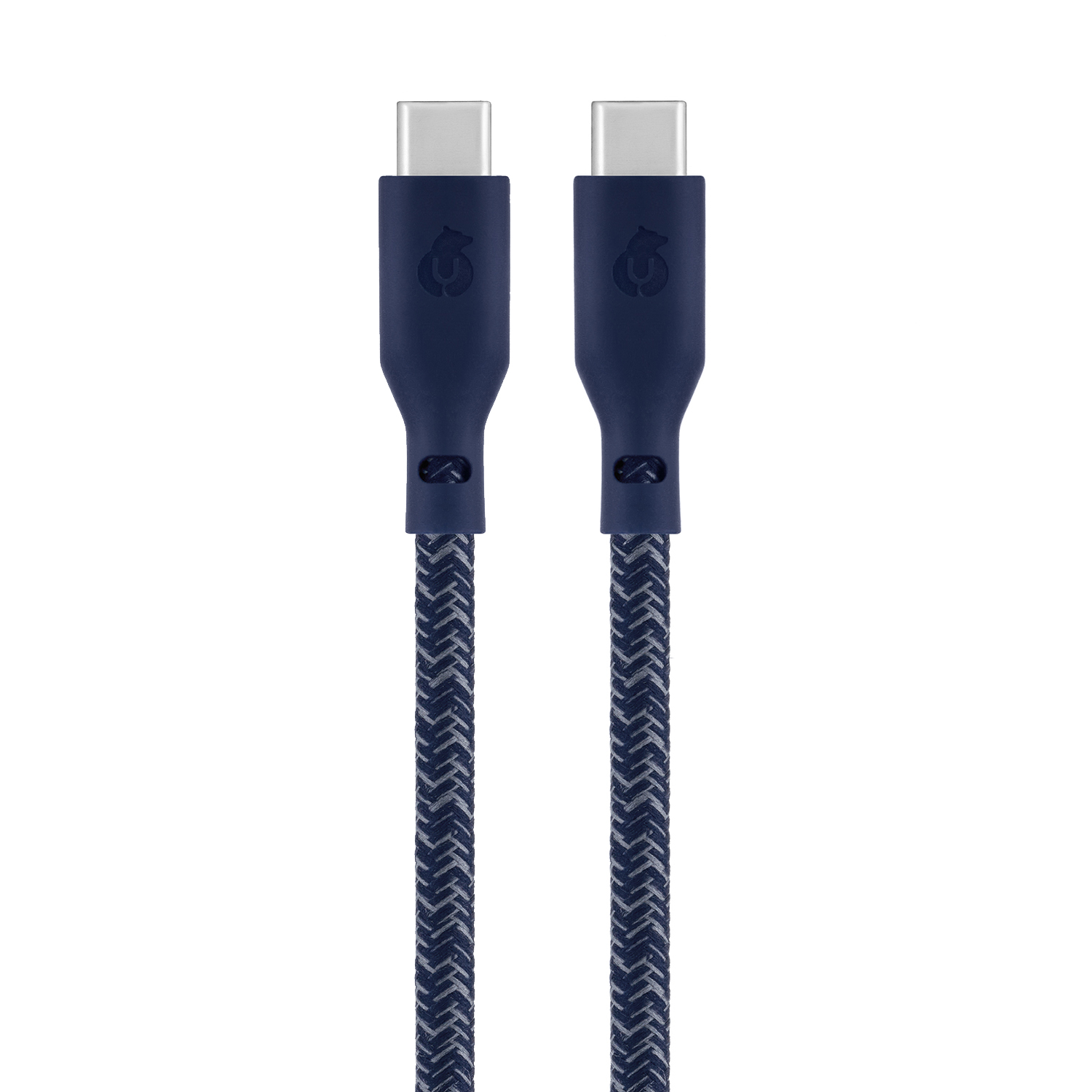 Зарядный кабель uBear Trend, USB-C/USB-С, 60Вт, 1,2м, синий