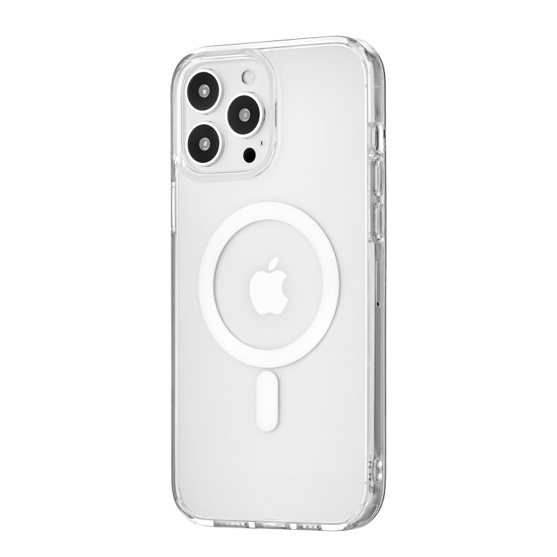 Real Mag  Case for iPhone 13 Pro Max  PC+TPU MagSafe Compatible. Магнитная упаковка, прозрачный