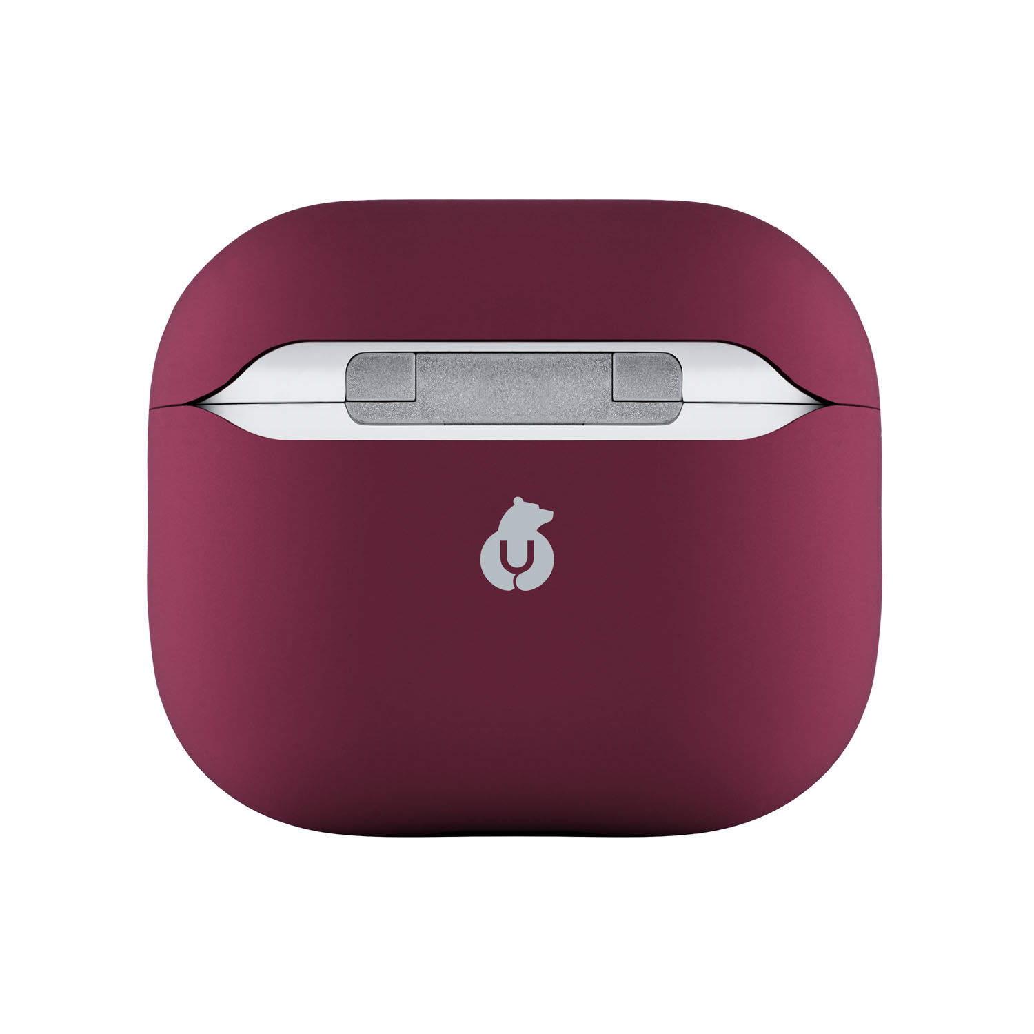 Ультратонкий силиконовый чехол Touch case для AirPods 3, тёмно-фиолетовый
