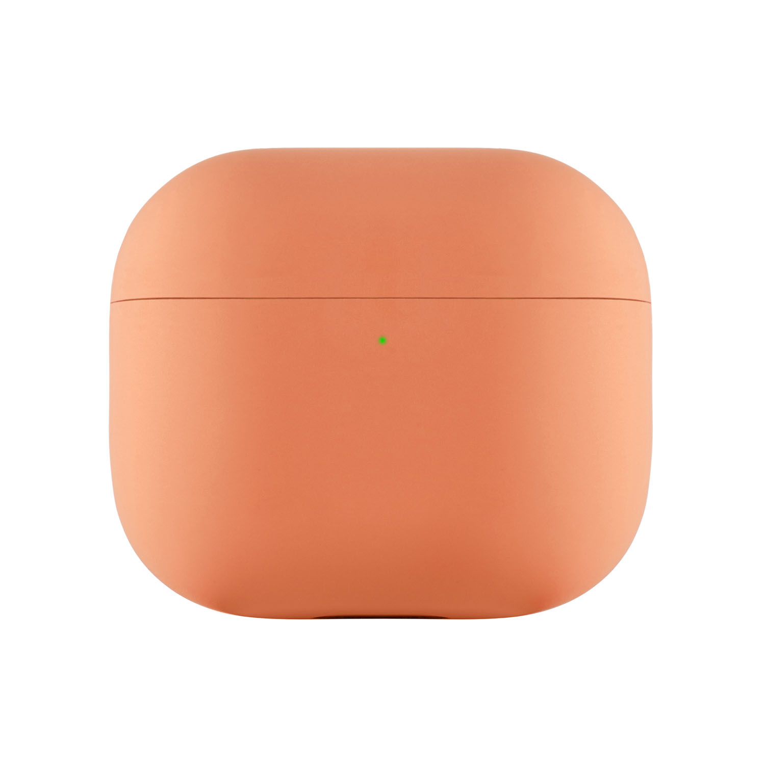 Ультратонкий силиконовый чехол Touch case для AirPods 3, оранжевый