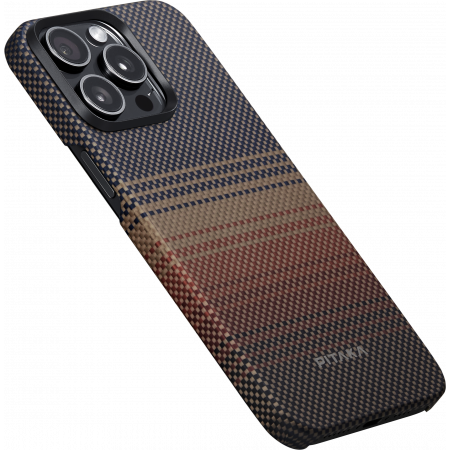 Чехол Pitaka Fusion Weaving MagEZ 5 для iPhone 15 Pro, Sunset