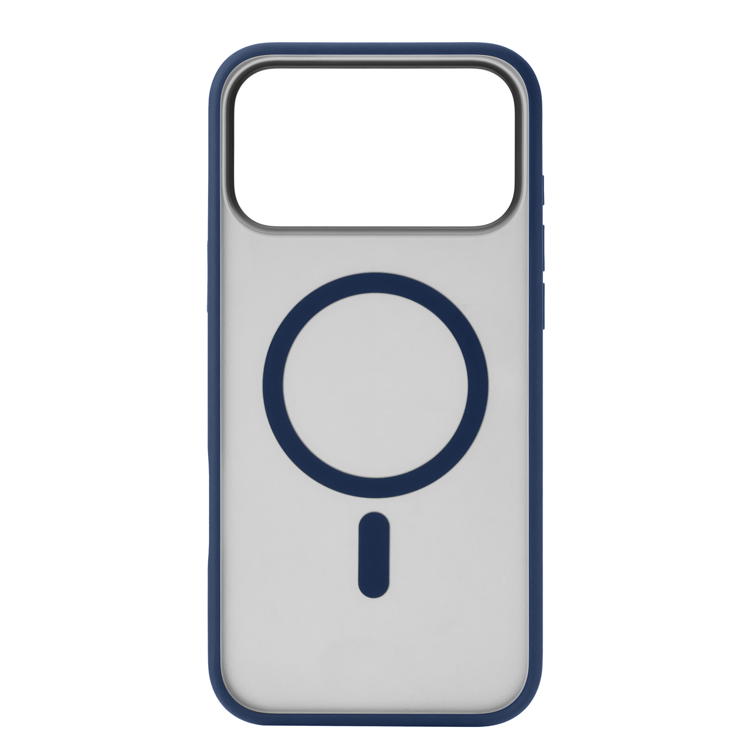 На фото изображено Чехол защитный uBear Cloud Mag Case для iPhone 17 Pro Max, MagSafe, синий