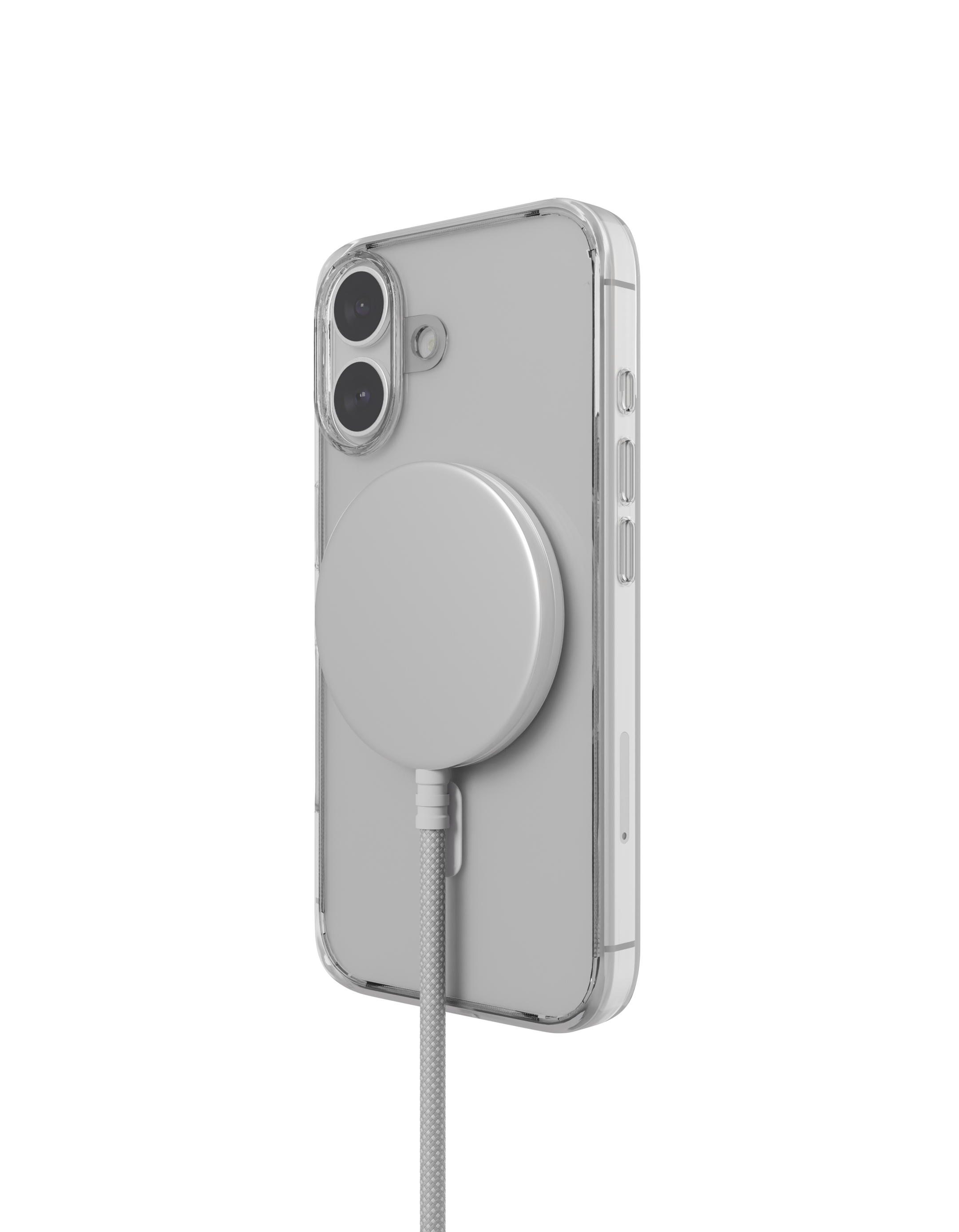 Чехол защитный "vlp" Diamond Case с MagSafe для iPhone 16 Plus, прозрачный