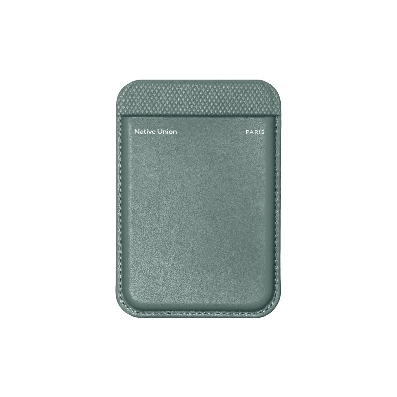 (RE)CLASSIC CARD WALLET SLATE GREEN, чехол для пластиковых карт Native Union, цвет: зеленый сланец