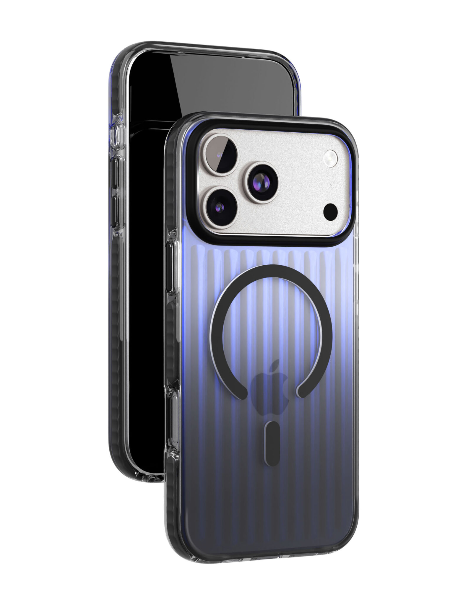 На фото изображено Чехол защитный VLP Pulse Case с MagSafe для iPhone 17 Pro Max, черный