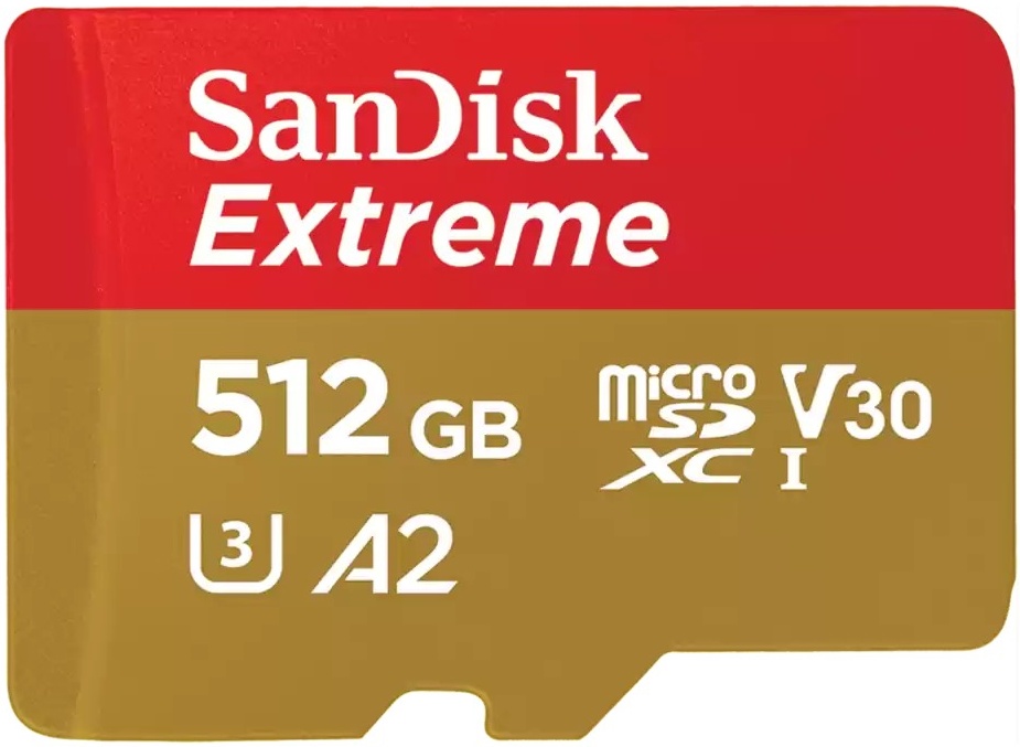 Карта памяти SanDisk Extreme 512GB