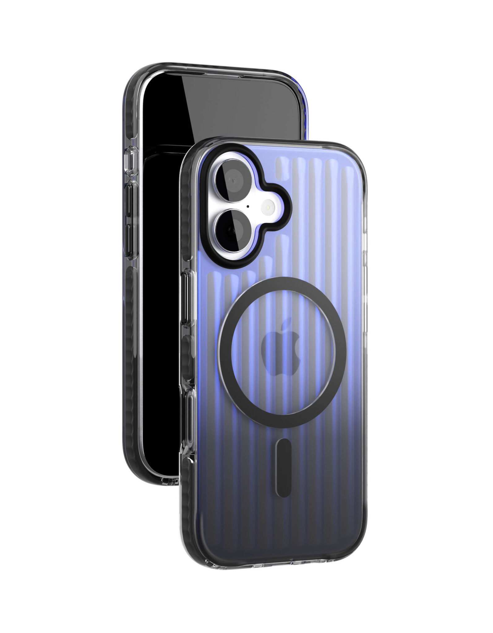 На фото изображено Чехол защитный VLP Pulse Case с MagSafe для iPhone 17, черный