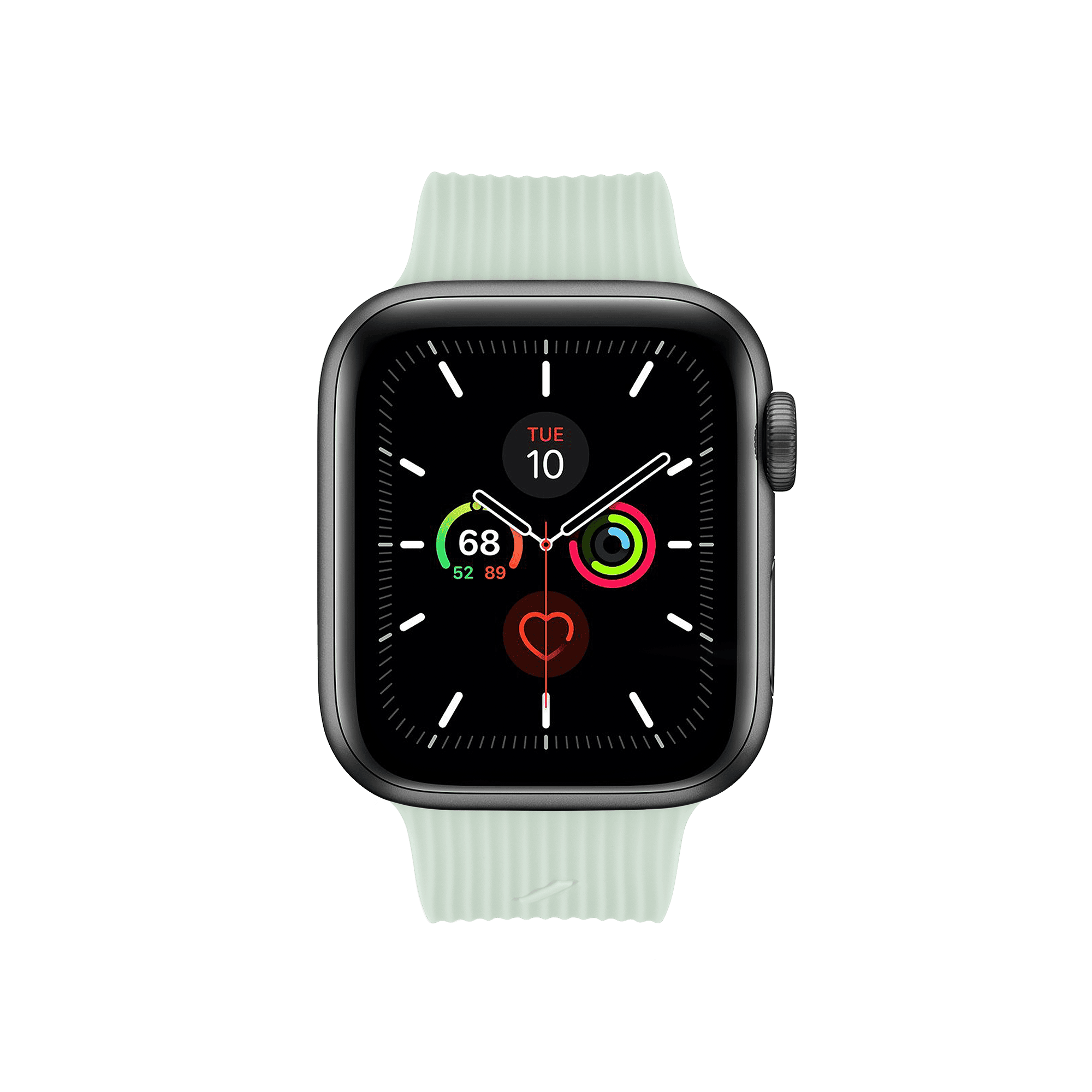 Ремешок для часов Apple Watch  40мм, cиликоновый зелёный