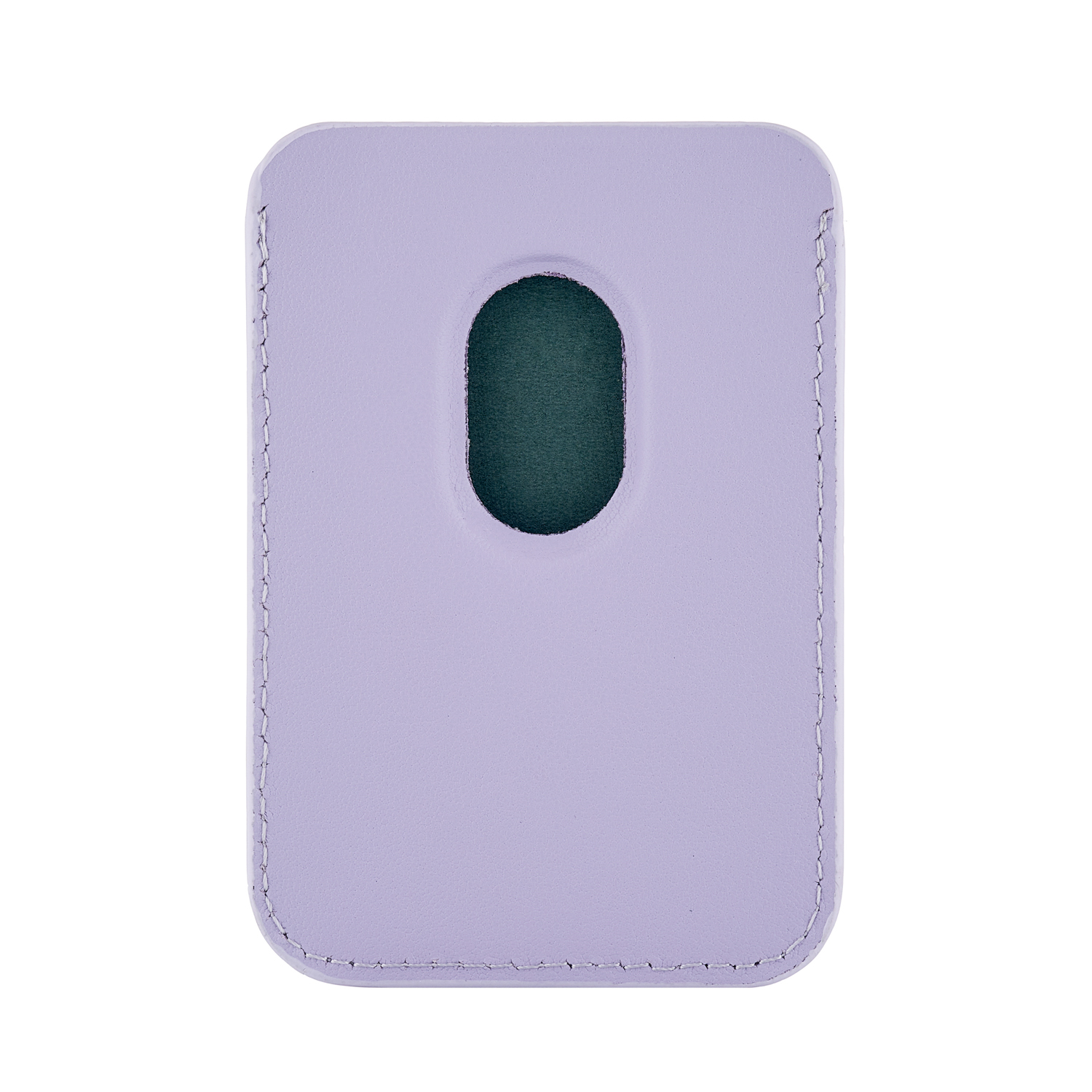 Магнитный кардхолдер uBear Leather Shell, натуральная кожа, Фиолетовый