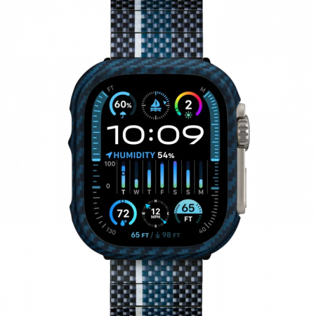 Чехол Pitaka для Apple Watch Ultra 49мм, синий