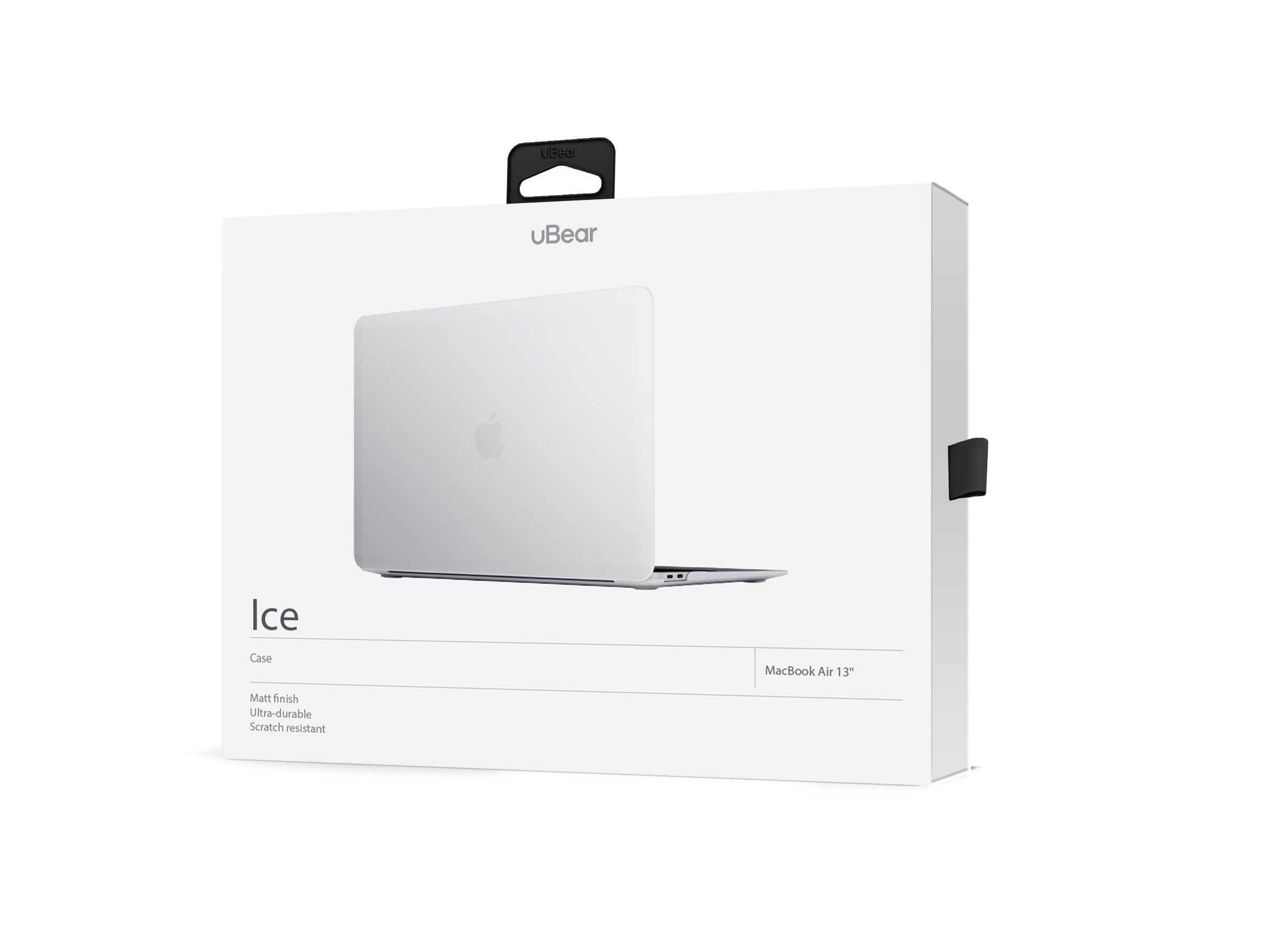 Чехол защитный, uBear Ice Case для MacBook Air 13 (2019, 2020), белый