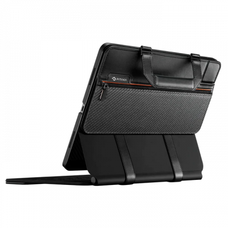 Карбоновая сумка Pitaka FlipBook Case для iPad 12.9", черный