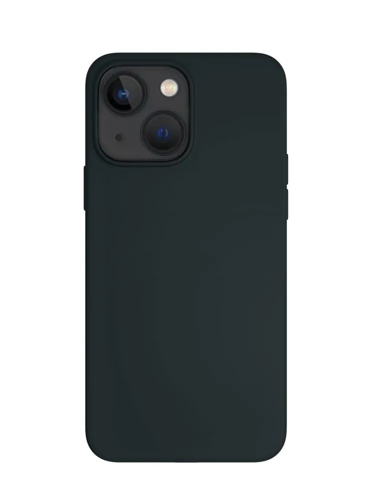 Чехол защитный "vlp" Silicone case для iPhone 14, черный