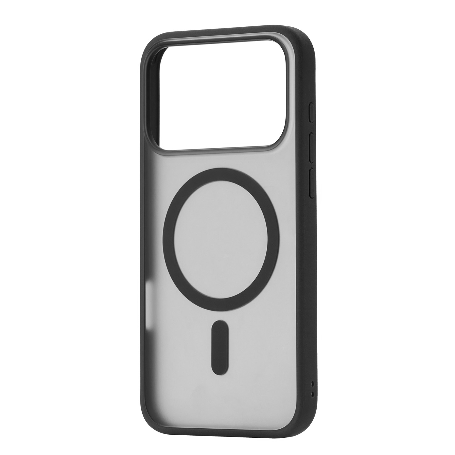 На фото изображено Чехол защитный uBear Cloud Mag Case для iPhone 17 Pro, MagSafe, черный