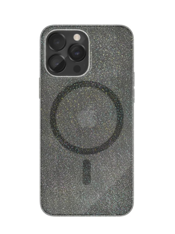 Чехол защитный "vlp" Starlight Case с MagSafe для iPhone 14 Pro, черный