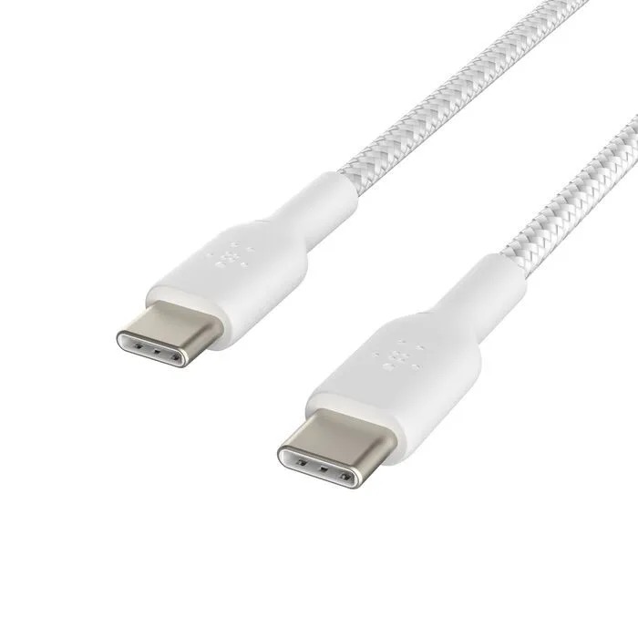 Кабель Belkin BoostCharge USB-C/USB-C Braided Cable Длина: 1м, белый