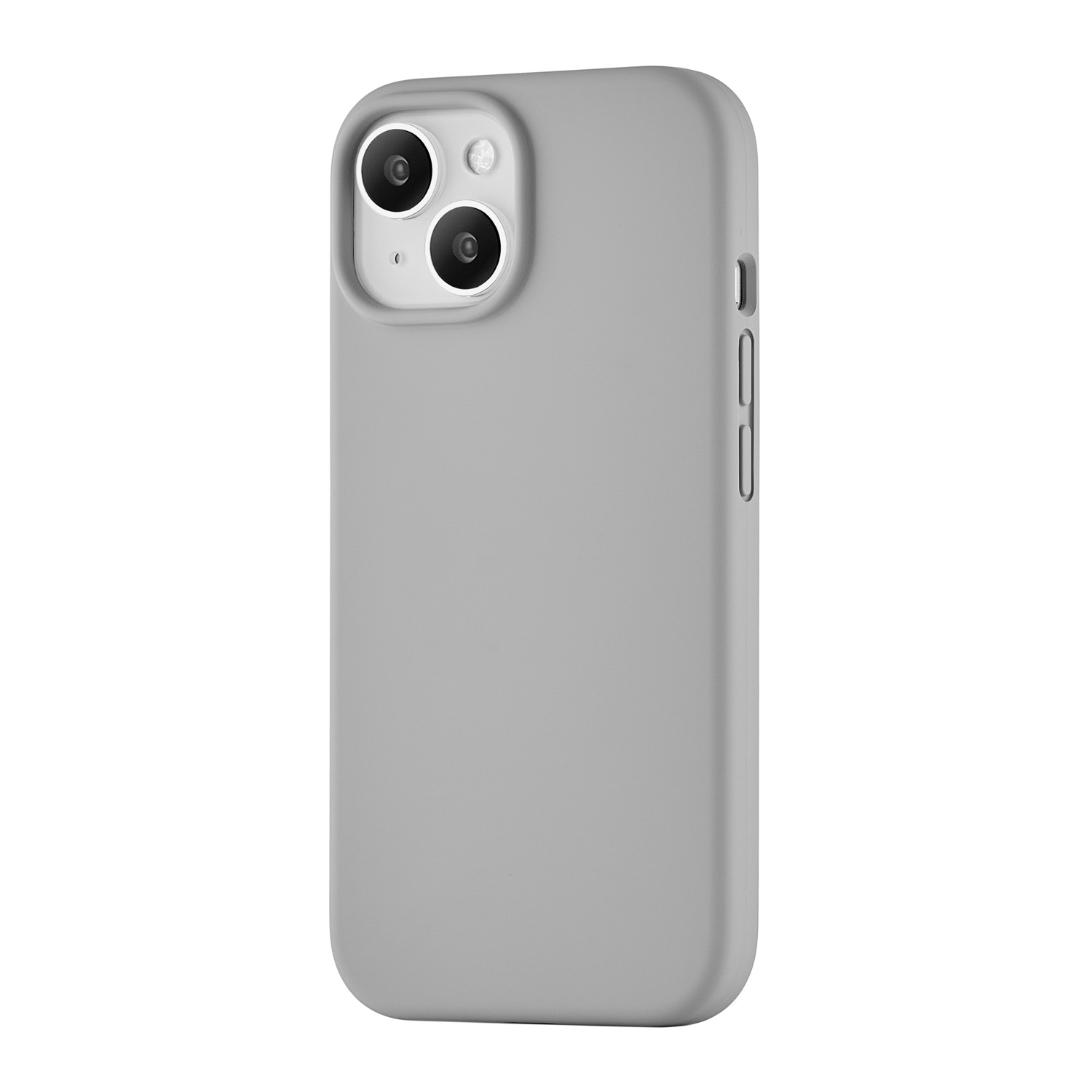 Чехол защитный uBear Touch Mag Case для iPhone 15, MagSafe совместимый, серый