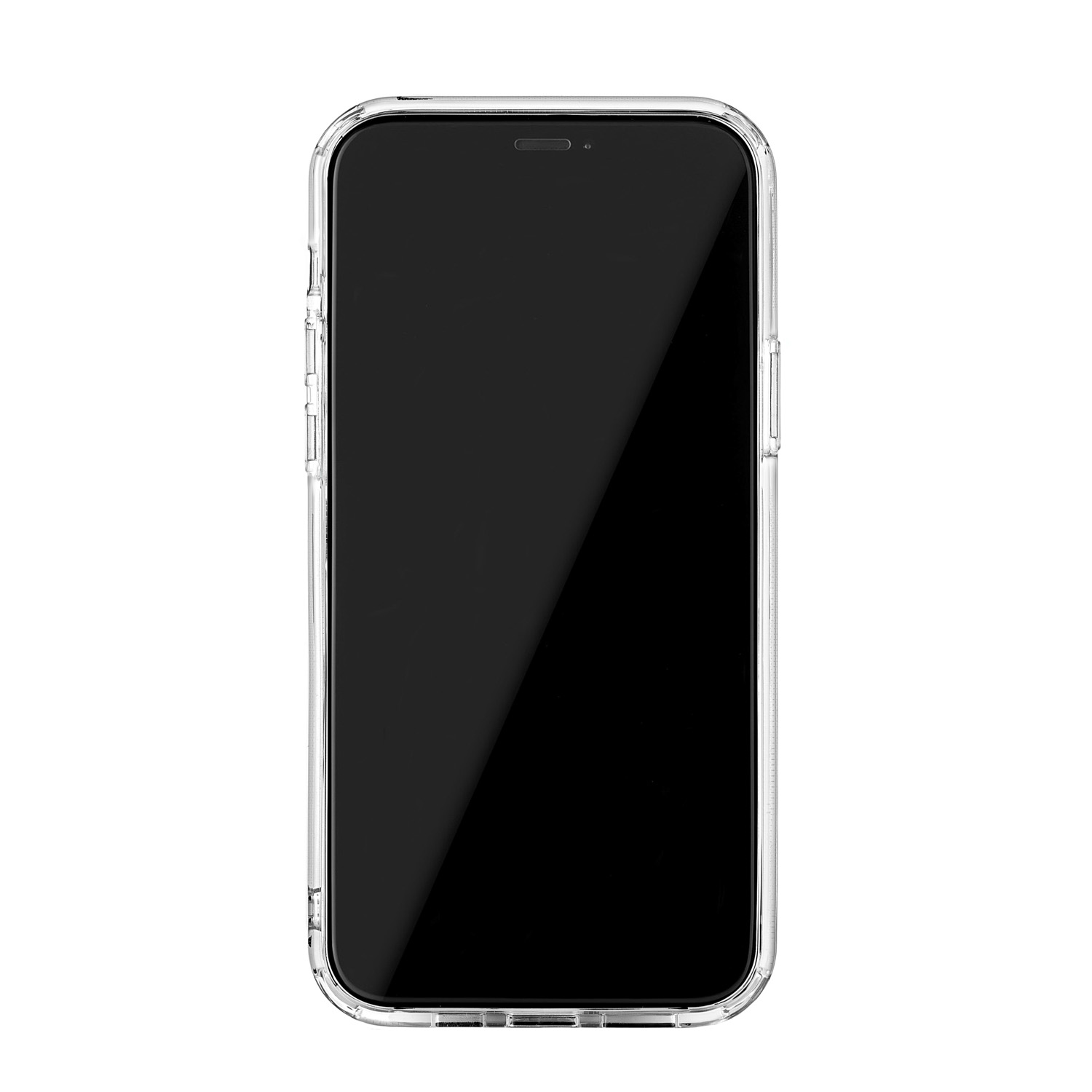 Real Case iPhone 12/12 Pro (transparent PC+TPU), прозрачный