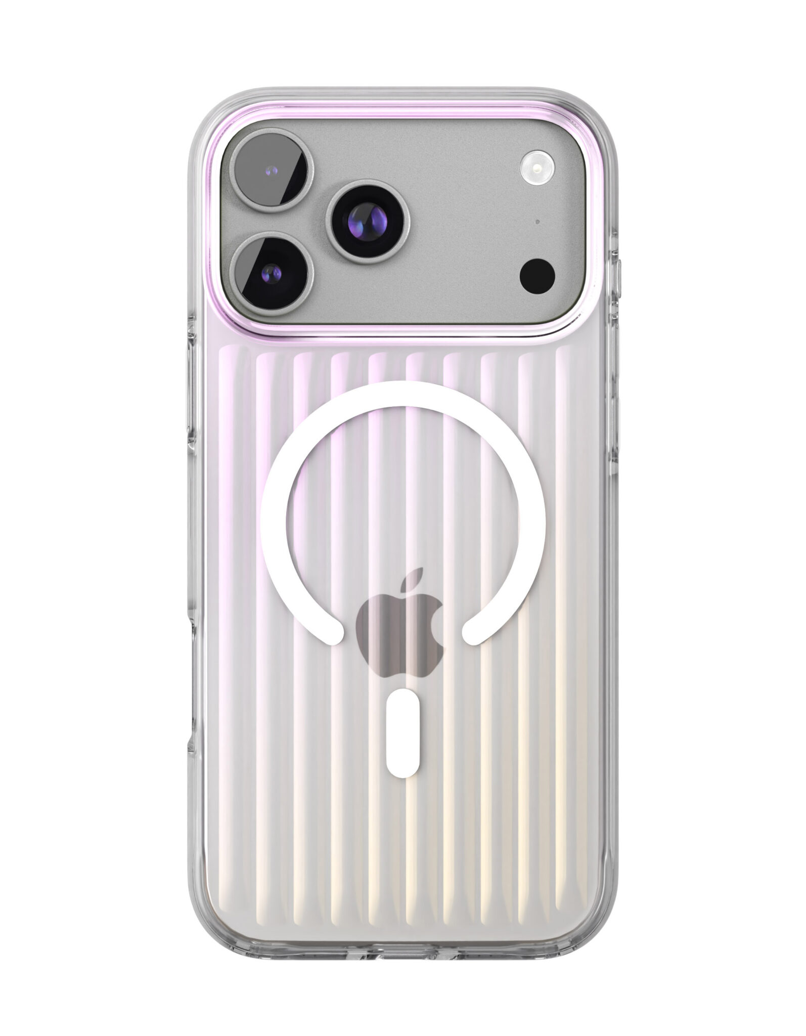 Фото Чехол защитный VLP Pulse Case с MagSafe для iPhone 17 Pro Max, перламутровый На фото изображено Чехол защитный VLP Pulse Case с MagSafe для iPhone 17 Pro Max, перламутровый