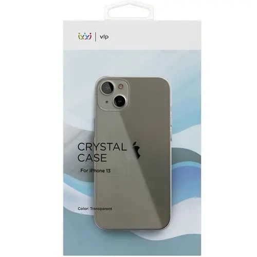 Чехол защитный VLP Crystal case для iPhone 13, прозрачный