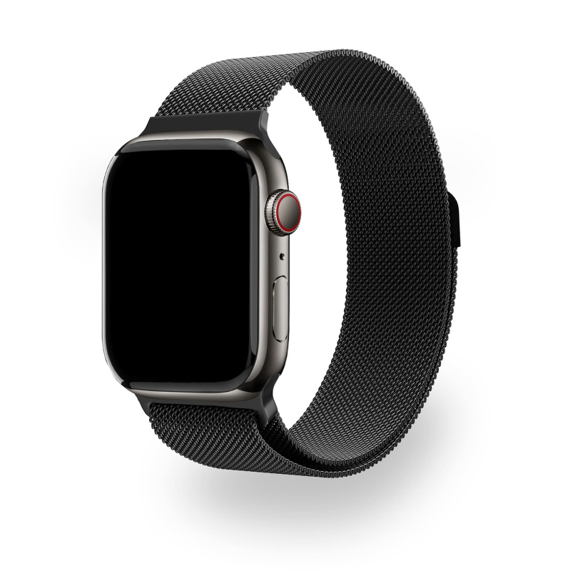 Ремешок uBear Spark для Apple Watch S/M (38, 40, 41 мм), стальной, чёрный