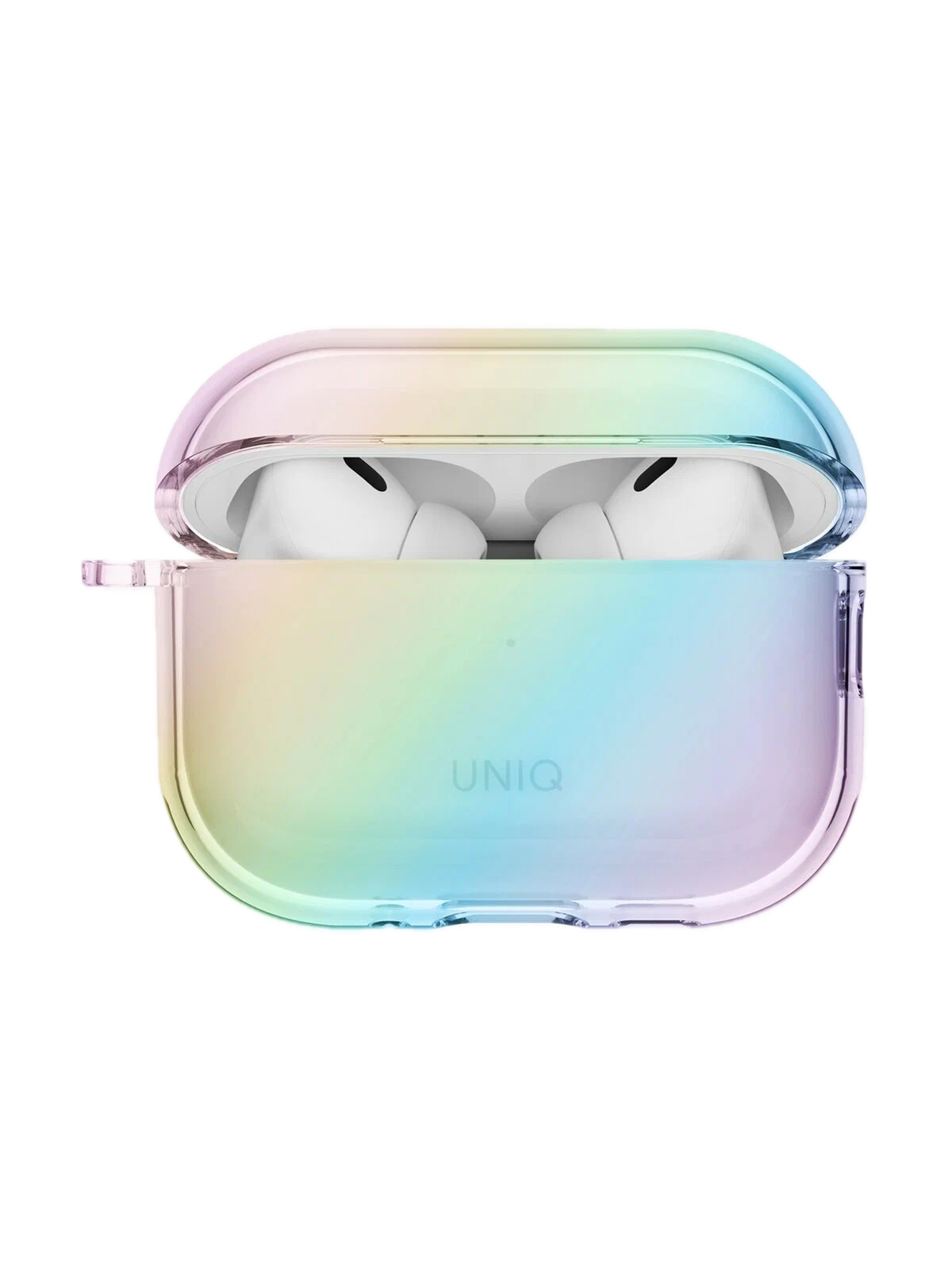 Фото Чехол Uniq Iridescia для AirPods Pro 3, Holo Quartz На фото изображено Чехол Uniq Iridescia для AirPods Pro 3, Holo Quartz