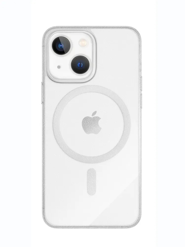 Чехол защитный &quot;vlp&quot; Starlight Case с MagSafe для iPhone 14, прозрачный