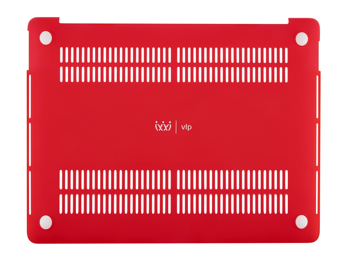 Чехол защитный "vlp" Plastic Case для MacBook Pro 16'' 2019-2020, красный