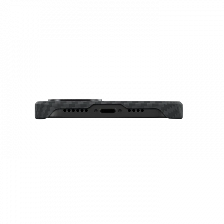 Чехол Pitaka MagEZ Case 3 для iPhone 14 (6.1"), черно-серый, кевлар (арамид)