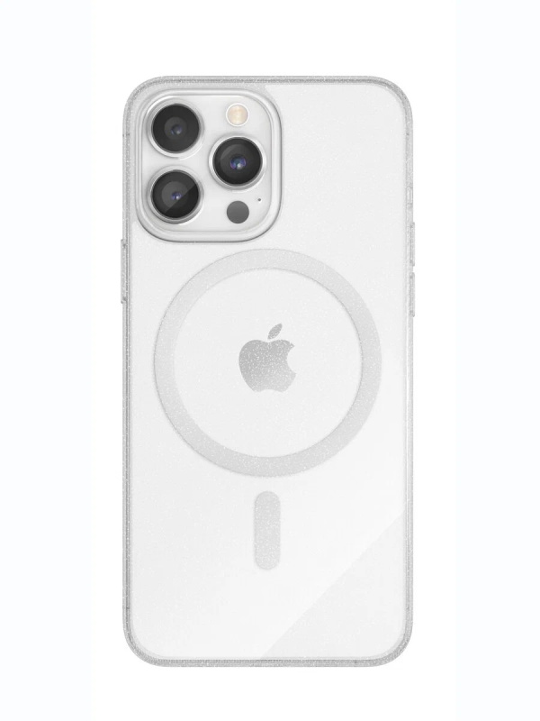 Чехол защитный &quot;vlp&quot; Starlight Case с MagSafe для iPhone 14 ProMax, прозрачный