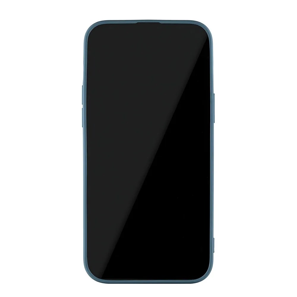 Чехол защитный Rocket Sense для iPhone 15, soft-touch матовый, TPU, тёмно-синий