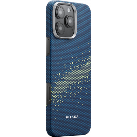 Чехол Pitaka StarPeak Tactile Woven case для iPhone 16 Pro , Milky Way Galaxy