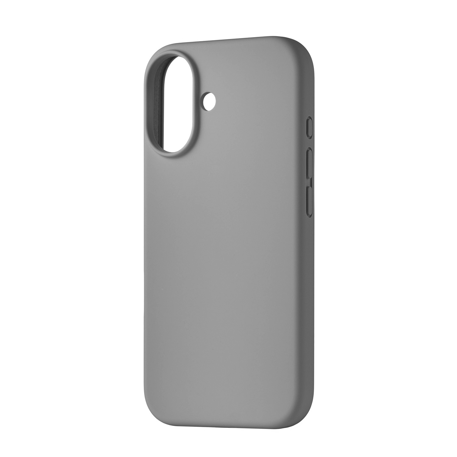 На фото изображено Чехол защитный uBear Touch Mag Case для iPhone 17 MagSafe, светло-серый