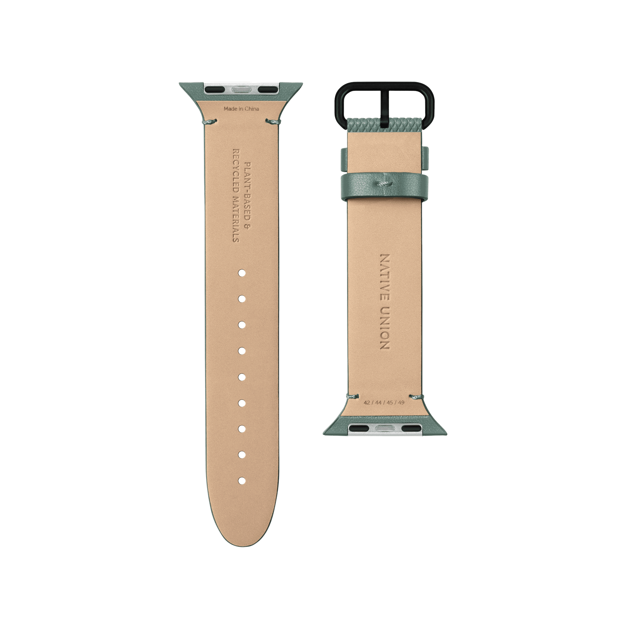 Ремешок для часов (RE)CLASSIC STRAP FOR APPLE WATCH 44MM , зеленый