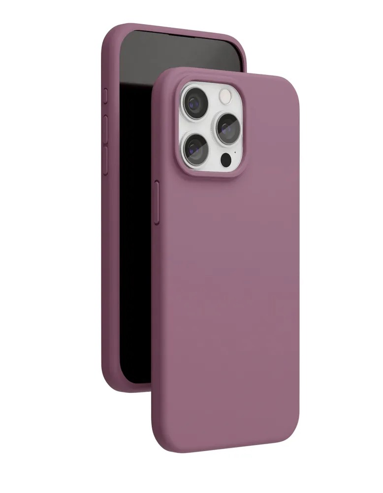 Чехол защитный "vlp" Aster Case с MagSafe для iPhone 15 Pro, пудровый