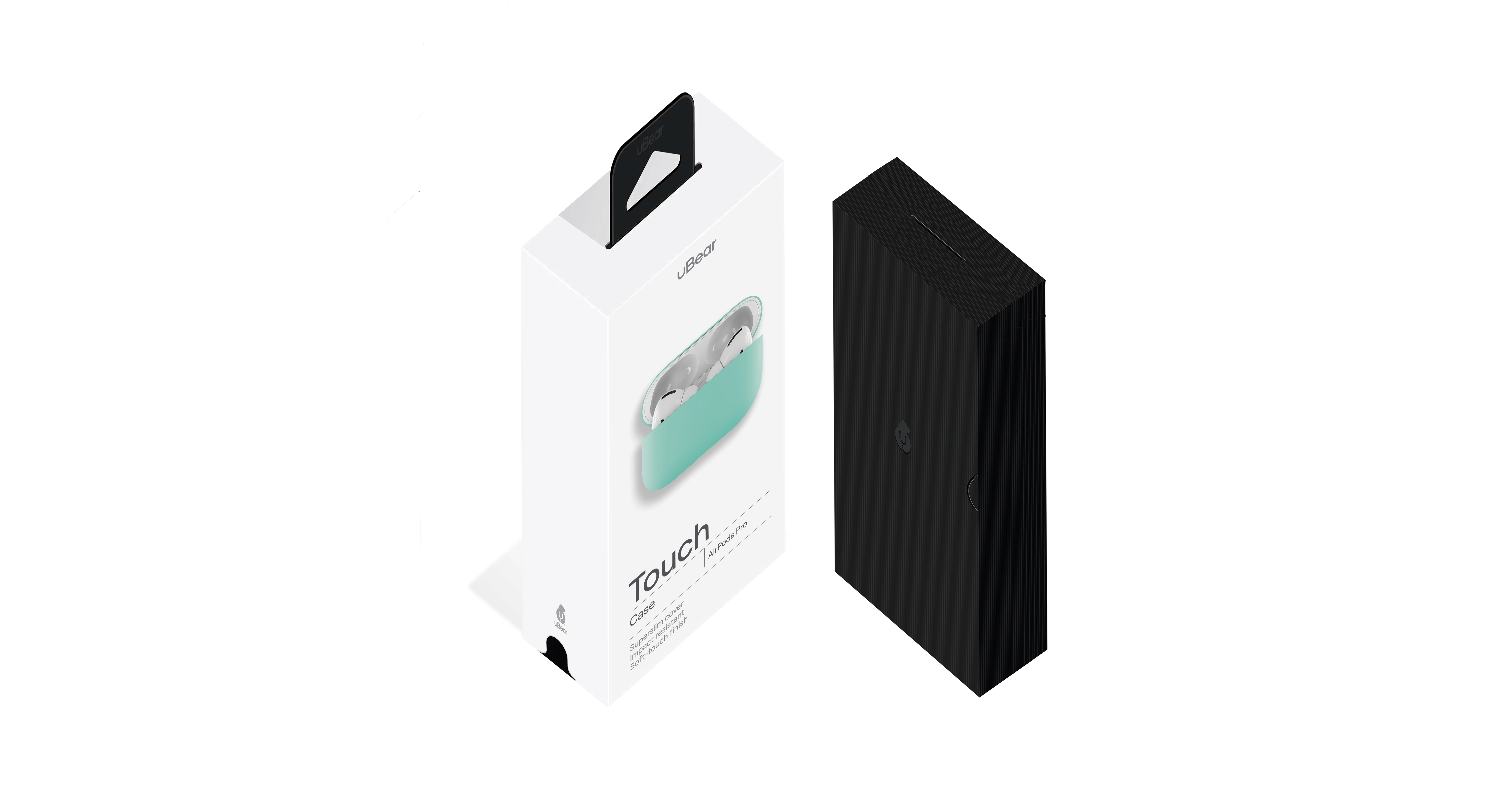 Ультратонкий силиконовый чехол Touch Case for AirPods Pro (всего 0,8 мм), мятный