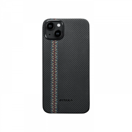 Чехол Pitaka Fusion Weaving MagEZ Case 4 для iPhone 15 (6.1"), кевлар (арамид), Rhapsody