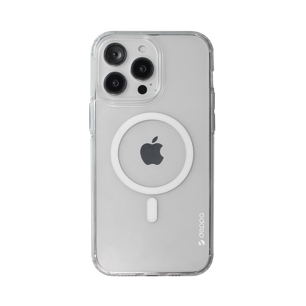 Чехол Gel Pro Magsafe для Apple iPhone 15 Pro, прозрачный, Deppa