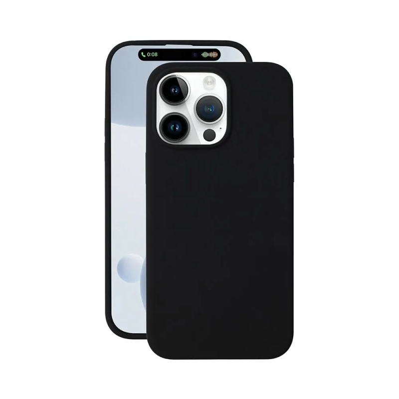 Чехол Liquid Silicone Case Pro Magsafe для Apple iPhone 15 Pro, черный, Deppa